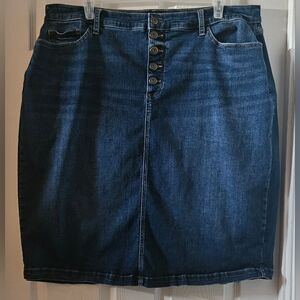 St John's Bay Denim Skirt